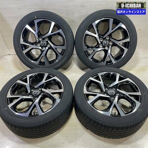 C-HR　カローラクロス 等 C-HR 7-18+50 5H114.3 ブリヂストン POTENZA RE050A 225/50R18 18インチ 4本セット 009