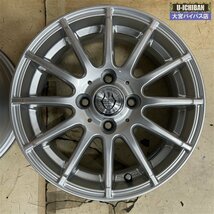 冬用ホイールとして ジョーカー 14インチ 5.5J +42 4H 100 4本セット アクア ヤリスパッソ MAZDA2 E12ノート フィット等 004_画像5