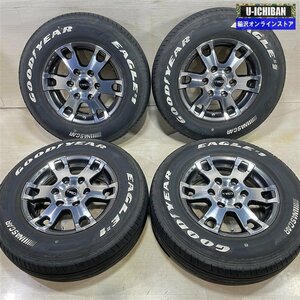 ハイエース 等 TRD 6-15+35 6H139.7 2022年製 グッドイヤー ナスカー 195/80R15 107/105LT 15インチ 4本セット 009k