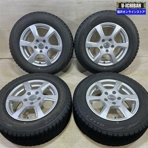 ゴルフ 等 MAK 6-15+43 5H112 ブリヂストン VRX 195/65R15 15インチ スタッドレス 4本セット 009k