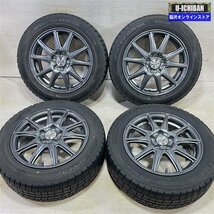 シエンタ 等 ファイナルスピード 6-15+45 5H100 ダンロップ WM02 185/60R15 15インチ スタッドレス 4本セット 009_画像1