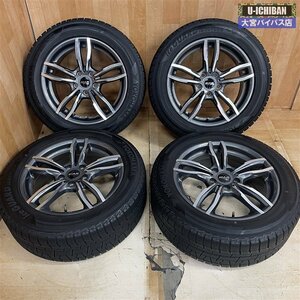 BMW X1 X2 F48 F39等 2016年 スタッドレス 225/55R17 97Q ヨコハマ IG50プラス & MAK ルフトFF 17インチ 7.5J +54 5H 112 4本セット 004