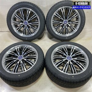 FC1 シビック ZE4 インサイト 等 シュタイナー 7-17+48 5H114.3 ブリヂストン プレイズPX-RV 215/50R17 17インチ 4本セット 009