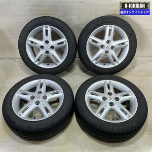 ミツビシ コルト 等 ミツビシ 純正 6-15+45 4H100 クムホ エクスタHS51 185/55R15 15インチ 4本セット 009k