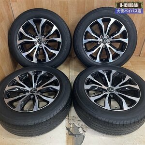 レクサスNX Fスポーツ純正 18インチ 7.5J +35 5H 114 & ヨコハマ ブルーアースE51A 225/60R18 4本セット レクサスNX　RAV4 ハリアー等 004