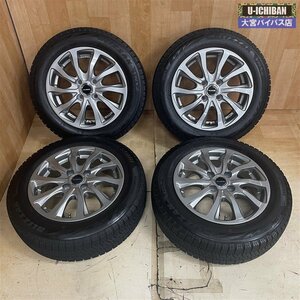 スタッドレスセット 165/65R14 2022年製 ブリヂストン VRX2 & バルミナ 14インチ 5.5J +39 4H 100 4本セット タンク ルーミー など _★W004