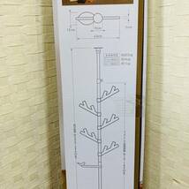 開封未使用品 SEKISUI i-tree つっぱり式ポールハンガー 北欧スタイル TPH2-WOOD/113-21_画像6