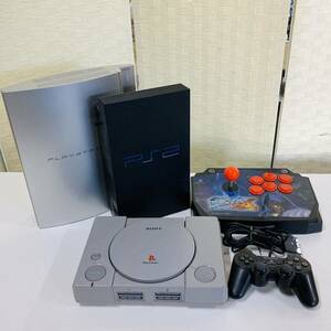 ゲーム機まとめ PS PS2 PS3 本体 コントローラー 鉄拳4スティック CECHL00 SCPH-15000 SCPH-7500 ジャンク扱い 現状品/114-03