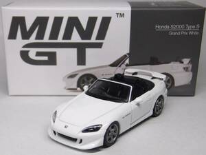 MINI GT★ホンダ S2000 (AP2) タイプS グランプリホワイト MGT00349-R Honda Type S Grand Prix White 1/64 TSM