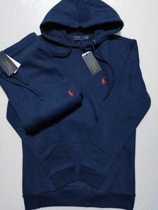 1円開始　未使用　117　M　blue　Polo Ralph Lauren　ポロ ラルフ ローレン　スウェット上下セットアップ　パーカ