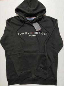 1円開始　未使用　1392　L　black　Tommy Hilfiger　トミー ヒルフィガー　長袖　パーカー