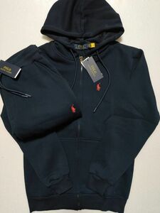 1円開始　未使用　312　S　midnightblue　Polo Ralph Lauren　ポロ ラルフ ローレン　スウェット上下セットアップ　フルジップ　パーカ