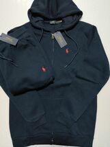 1円開始　未使用　316　XL　midnightblue　Polo Ralph Lauren　ポロ ラルフ ローレン　スウェット上下セットアップ　フルジップ　パーカ_画像1