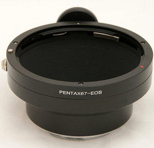 ペンタックス67 PENTAX67 レンズ → キヤノン Canon EOS/EFマウントアダプター 1D 5D 6D 90D Kiss X 9000D