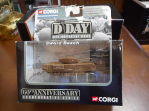 ★★1/72? コーギー チャーチル タンク ソードビーチ 第2次世界大戦 イギリス軍 60th Churchill tank D-day★★