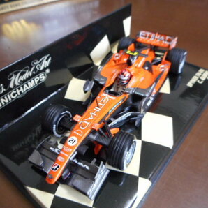 ★★1/43 F1 スパイカー F8-Ⅶ フェラーリ アルバース #21 Minichamps spyKer F8‐Ⅶ Albers 2007★★の画像1