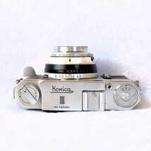 『メンテナンスしました』 コニカ３ KonicaⅢ　Konishiroku Hexanon 1:2 f=48ｍm　完動品。_画像5