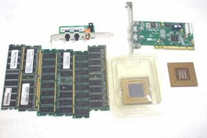 古いパソコン部品　CPU/メモリ他　ジャンク　windows98/2000時代