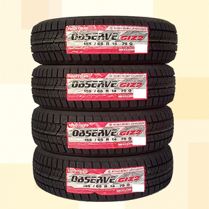 155/65R14 75Q スタッドレスタイヤ TOYO トーヨー OBSERVE GIZ2 23年製 正規品 送料無料 4本セット税込 \20,556より 1