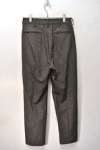 CLANE HOMME Exclusive Classic Trousers クラネ/クラシックトラウザー/スラックス/パンツ/ウール/ブラウン/1_画像2