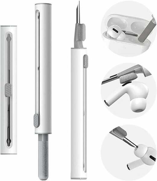 【3-in-1一体型】イヤホンクリーニング airpods 掃除キット