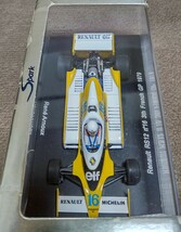 スパークモデル 1/43 ルノー・RS12(RS10) 1979 フランスGP3位 ルネ.アルヌー spark Rene.Arnoux Runault・elf 1979 French GP 難有品_画像6