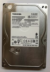 ②TOSHIBA/東芝　3.5インチ　SATA　HDD　ハードディスク DT02ABA200V 2TB　 