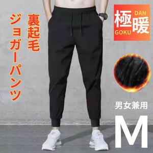 裏起毛ジョガーパンツ スウェットパンツ ルームパンツ 男女兼用 軽量極暖 M