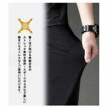 ジョガーパンツ スウェット ルームパンツ メッシュ編み ユニセックス 裾絞り ブラック XL_画像2