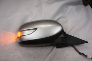  operation OK driver`s seat side 9P side mirror 39D silver BP5 BP9 BL5 Legacy latter term turn signal right 74431-303 Subaru original reference 91031AG220TE@3900s