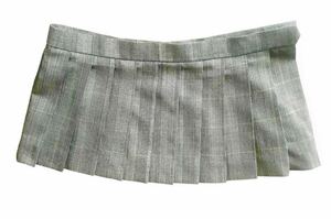 【k702】25cm丈制服スカート　チェックプリーツスカート　JKコスプレ衣装 マイクロミニスカート 