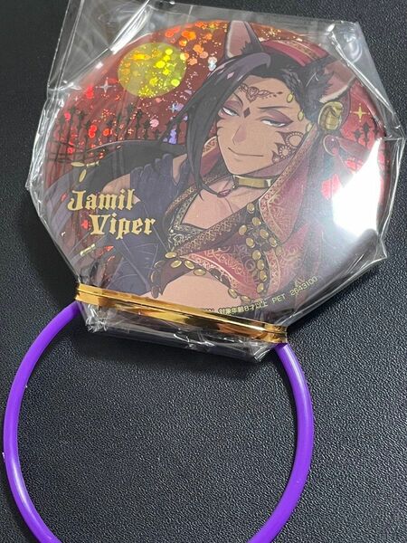 ジャミル　ホログラム缶バッジプライズ　ツイステ　スケアリー