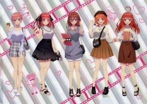 クリアファイル　DMMスクラッチ　五等分の花嫁　6.集合