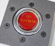 ▲(R511-B190)美品 TOYOTA/トヨタ ホーン エンブレム ボタン ロゴ _画像4