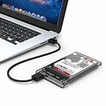 2.5インチ HDD / SSD ケース USB3.0 ハードディスクケース UASP対応 5Gbps転送 4TB（9.5mm以下） SATA3.0 ドライブ ケース_画像3