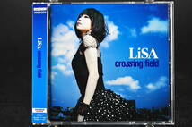 ◎ CD＋DVD 帯付き 初回生産限定盤 LiSA crossing field 中古 ソードアート・オンライン リサ クロッシング フィールド_画像1