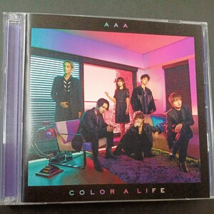 CD_22】 AAA 　カラーアライフ　CD+DVD