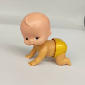 ★動作品★ トミー ハイハイ 赤ちゃん 人形 レトロ ゼンマイ TOMY 昭和レトロ おもちゃ コレクション はいはい 当時物 玩具 ベビー SC