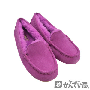 18361 UGG【アグ】ANSLE アンスレ― ムートン シューズ ドライビングシューズ PRBY パープル 1106878 サイズ：24cm レディース【新古品】