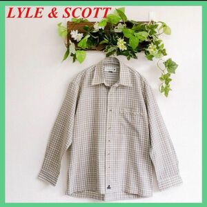 【美品】　LYLE&SCOTT レディース　長袖シャツ 英国王室御用達ブランド Mサイズ