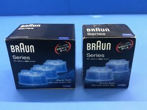 未使用【 ブラウン / BRAUN 】クリーン＆リニューシステム専用洗浄液カートリッジ【 CCR2CR / CCR3CR 】電気シェーバー 髭剃り ヒゲ剃り 60