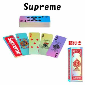 【安値スタート】Supreme/Bicycle Holographic Slice Cards COLOR/STYLE：Holographic シュプリーム トランプ　アクセサリー