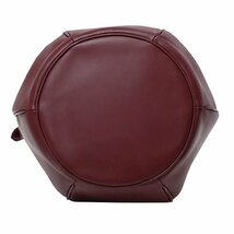 【送料無料】【本物】希少★Cartier★カルティエ★マストドゥカルティエ★巾着型ショルダーバック★カーフ★ボルドー★ヴィンテージ★女性_画像5