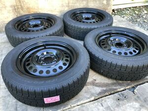 日産純正 15inch × 185/65R15 PCD100 4穴 ウイングロード ティーダ ノート ブルーバード スタッドレス