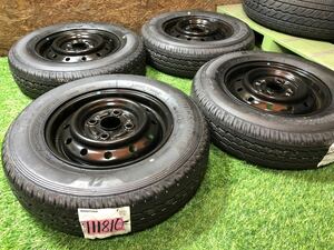 スズキ純正 × BRIDGESTONE 145/80R12 (145R12)PCD100 キャリイ エブリイ アルト スクラム NT NV クリッパー ミニキャブ キャリー エブリー