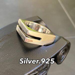 NY シルバーリング 指輪【11号】メンズリング SILVER925 fashion rings デザインリング プレゼント 彼氏