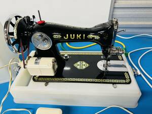  all country distribution free postage! Showa Retro *JUYI Juki * rare goods rare NA-350 stepping sewing machine 