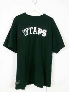 未使用品 22SS ダブルタップス wtaps RANSOM SS T-SHIRT Tシャツ プリント 半袖 3 ブラック メンズ 中古