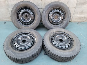 ■2021年製■ダンロップ WINTER MAXX WM02 205/65R15 ＋ ホンダ純正 スチールホイール 15X6J 5X114.3 ハブ径約64㎜ ストリームで使用■