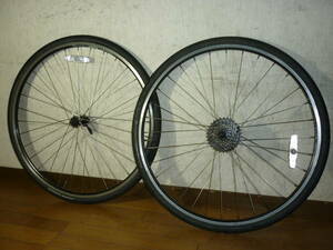 アレックスリム ALEXRIMS ACE-18 DOUBLE WALL 622-17 6061h-T6 ホイール SHIMANO 8速 ハブ カセット 700C 前後 セット 160サイズ